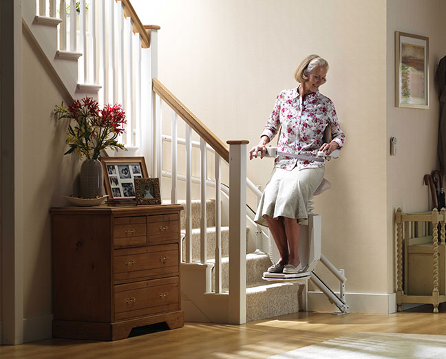 Standing Stairlift for Stairs Perch Chair Lift Stannah