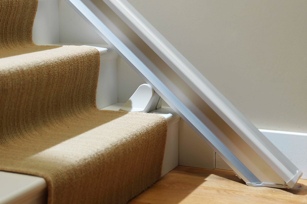 Straight Stairlift Start and dimensions
