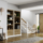 Stylish Stannah stairlift for straight stairs in a modern home